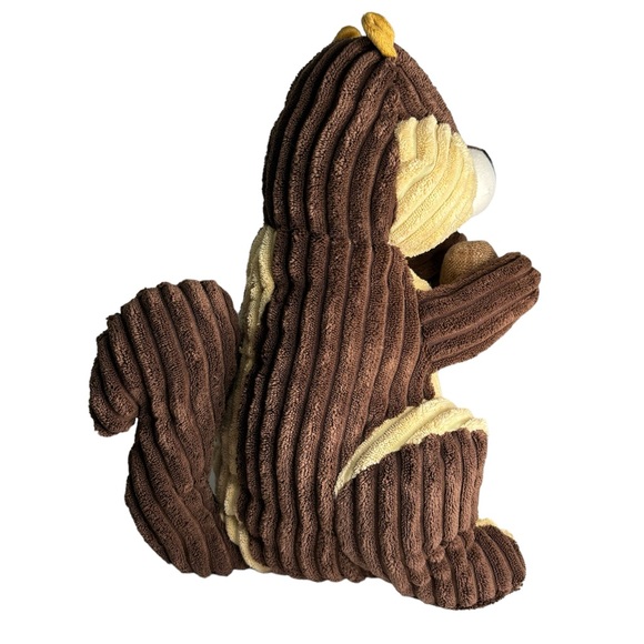 Morgan Home Squirrel Chipmunk “Dale” Weighted Plush Door Stopper Brown Corduroy - Picture 3 of 11